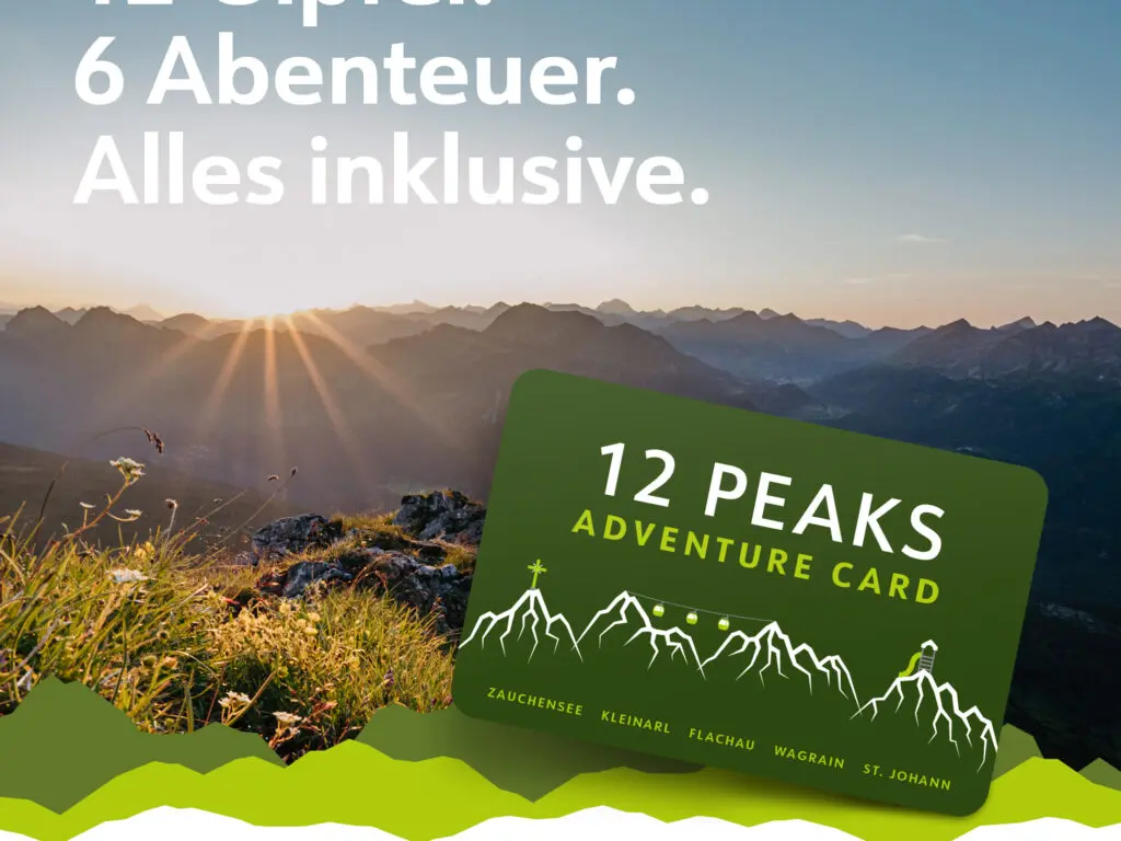 Social Media Posts Zur 12 Peaks Adventure Card Quadratisch