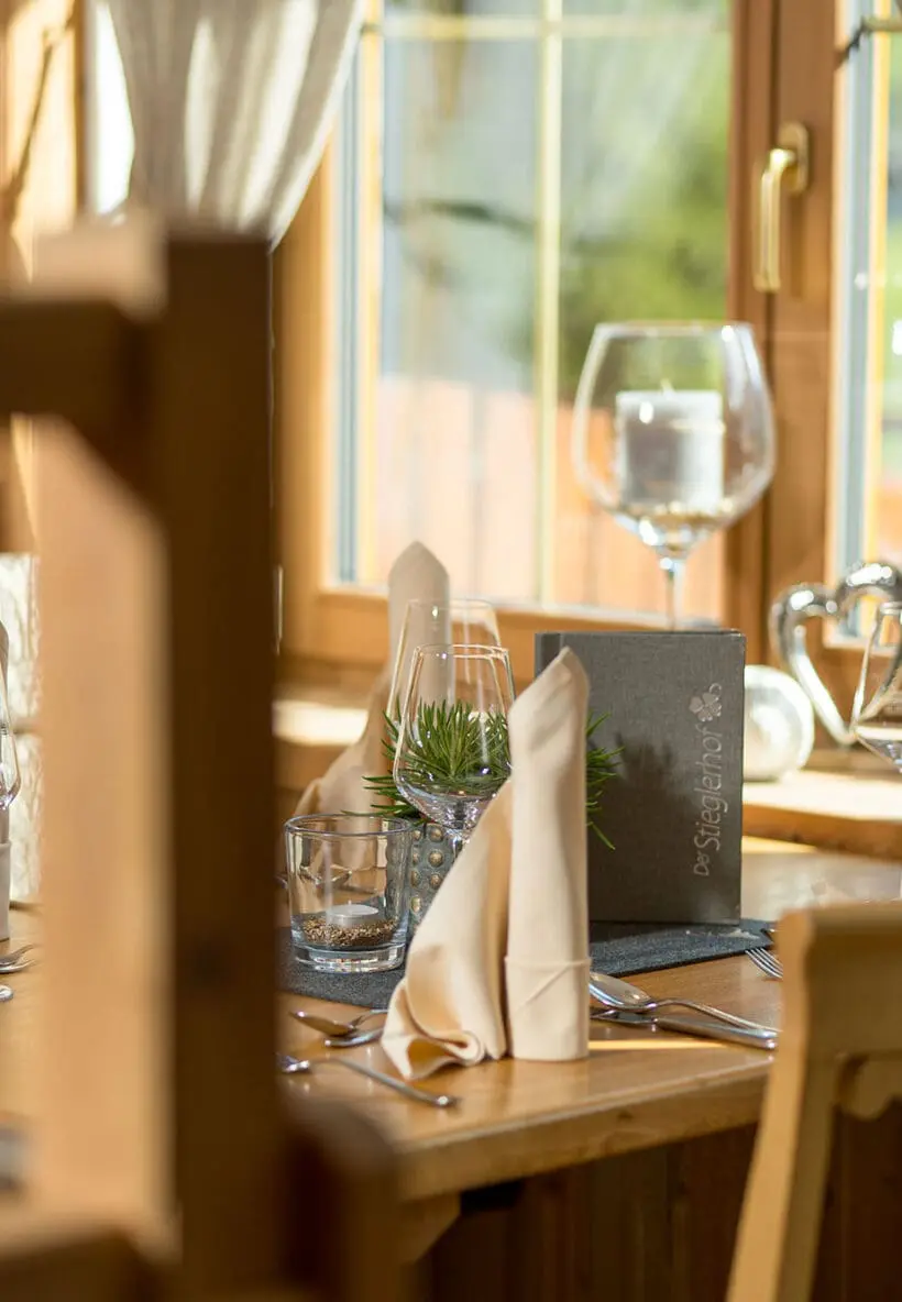 Restaurant - Der Stieglerhof, Hotel in Radstadt Restaurant - Der Stieglerhof, Hotel in Radstadt